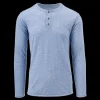 Men'S Vapor Long Sleeve Henley