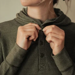 Women'S Polaris Hooded Henley